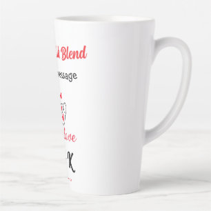 TAZA DE CAFÉ LATTE 