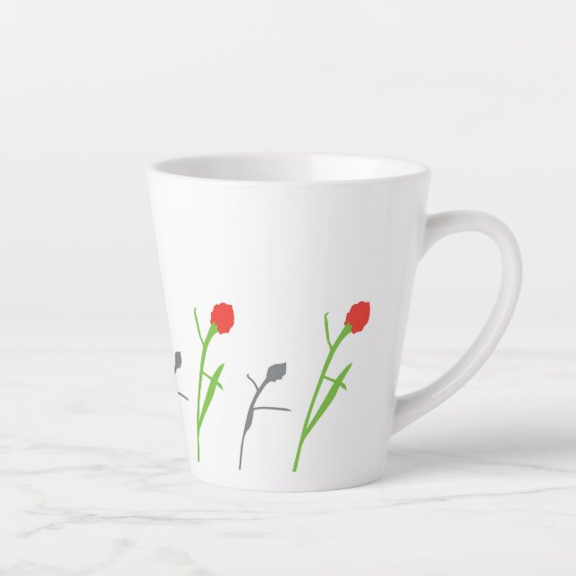 Taza de café latte (Derecha)