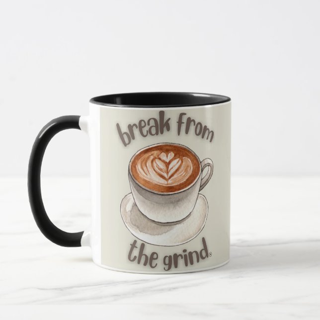 Taza de café Latte (Izquierda)