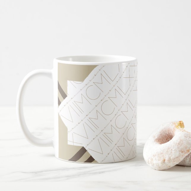 Taza De Café Latte (Con donut)