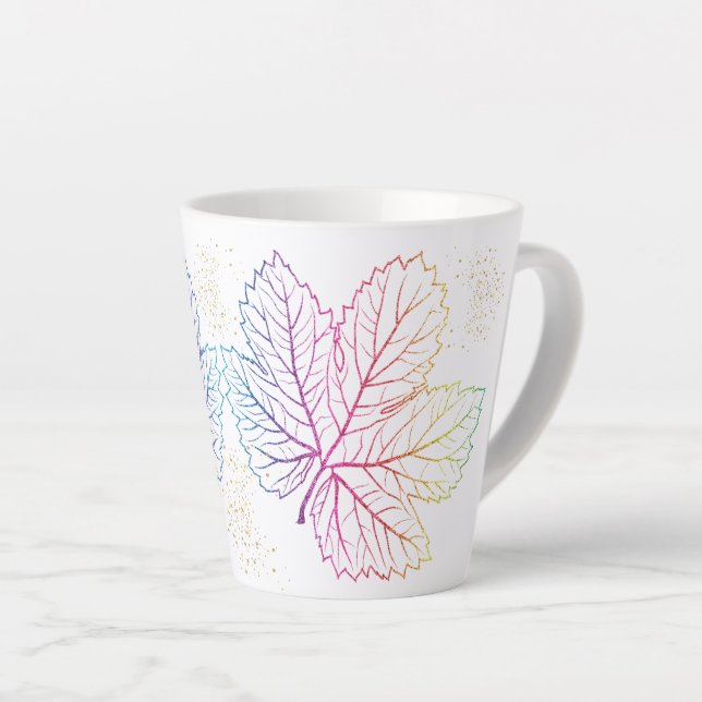 Taza de café latte (Ángulo derecho)