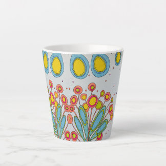 Taza De Café Latte 12 oz MUG "SUN PODS"