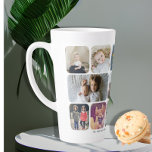 Taza De Café Latte 13 fotos y texto personalizados<br><div class="desc">Personalizado 13 Fotos y texto - Foto de Ricaso latte mug - agregar sus propias fotos y texto - ideal como un maravilloso regalo de foto-keepsake para cualquiera</div>