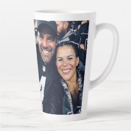 Taza De Café Latte 17oz Latte Love Personalizado Foto Mug De Zazz_it