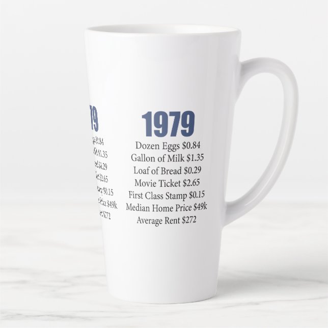 TAZA DE CAFÉ LATTE 1979 (Derecha)