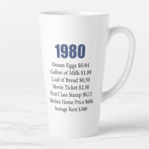 TAZA DE CAFÉ LATTE 1980
