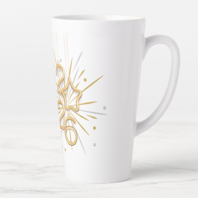 TAZA DE CAFÉ LATTE 2026 (Derecha)