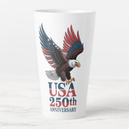 Taza De Café Latte 250 aniversario de EE. UU.