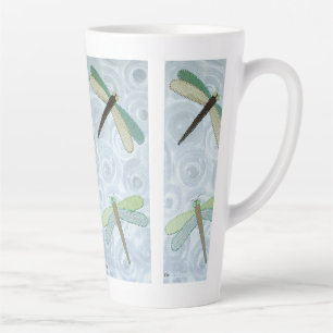 Taza De Café Latte 2 Dragonflies #1