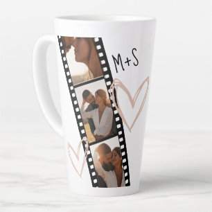 Taza De Café Latte 3 Foto de amigos de pareja de amigos BFF Película