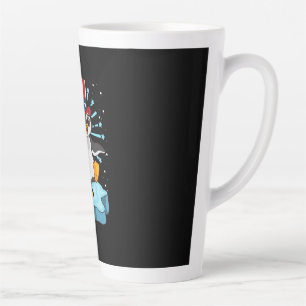 Taza De Café Latte 4 De Julio De 2021 Pingüino