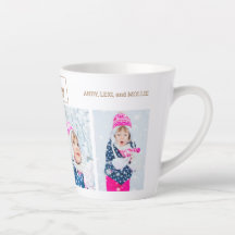 4 Navidades Collage de fotos degollando abuelo de