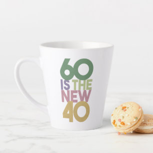 Taza De Café Latte 60 es esencial el nuevo regalo de cumpleaños 40 -
