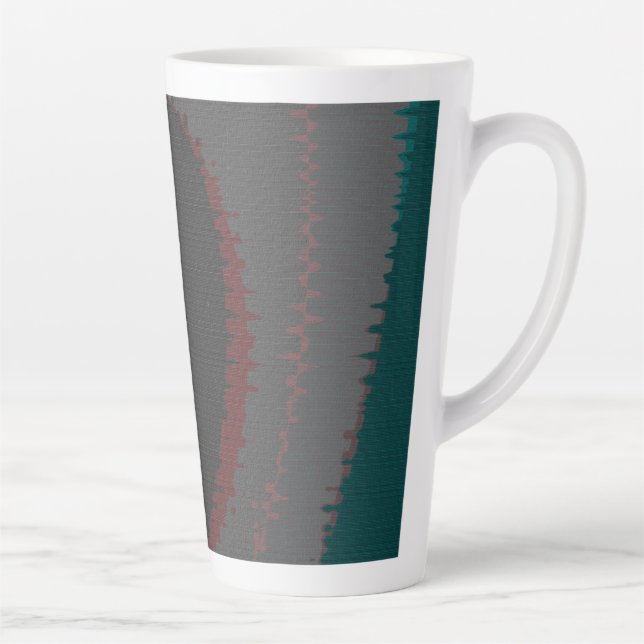 Taza De Café Latte 906 The World Is Abstract (Derecha)