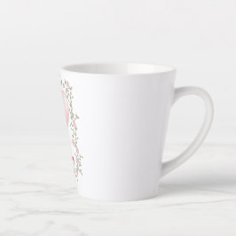 Taza De Café Latte A beautiful Cup for Mother's Day- Pastel pink