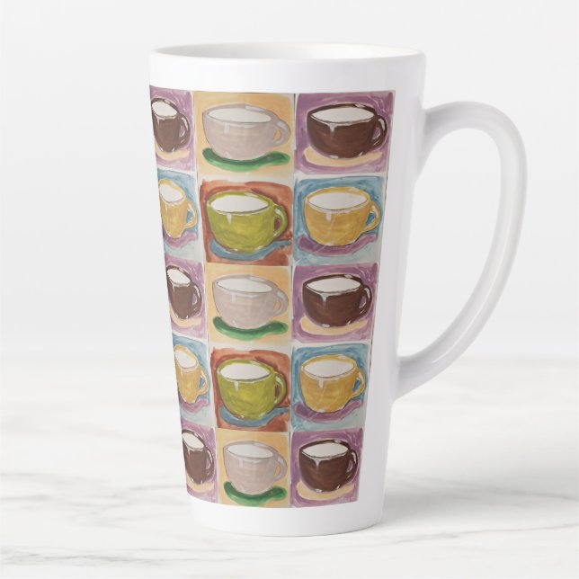Taza De Café Latte A Couple Of Cups (Derecha)