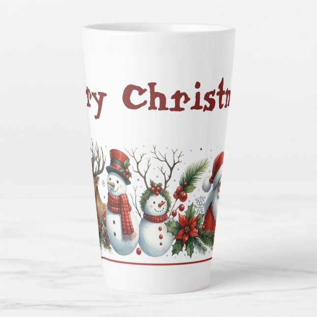 Taza De Café Latte A Holly-Jolly Gathering (Anverso)