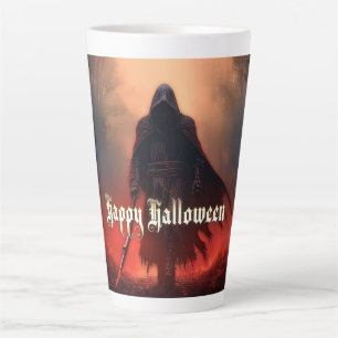 Taza De Café Latte A la sombra de la Parca - Halloween