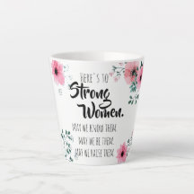 A las mujeres fuertes acuarela Floral BFF