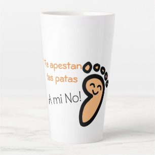 Taza De Café Latte A mi no me apestan las Patas Aluminio Botella de A