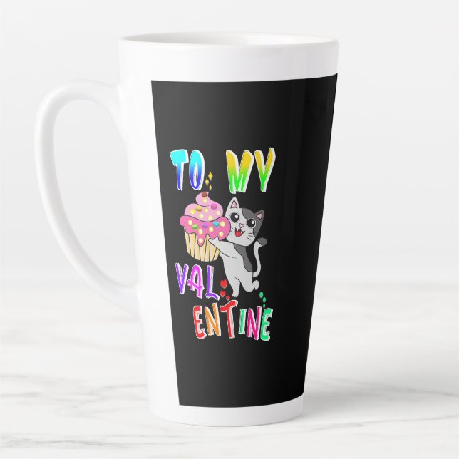 Taza De Café Latte A mi San Valentín (Izquierda)