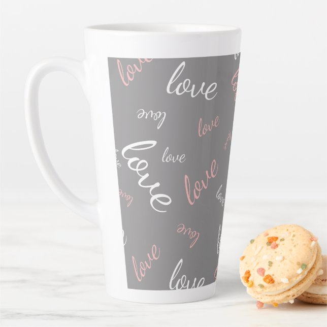 Taza De Café Latte A Toast to Love – Valentine’s Day Mug (In situ)