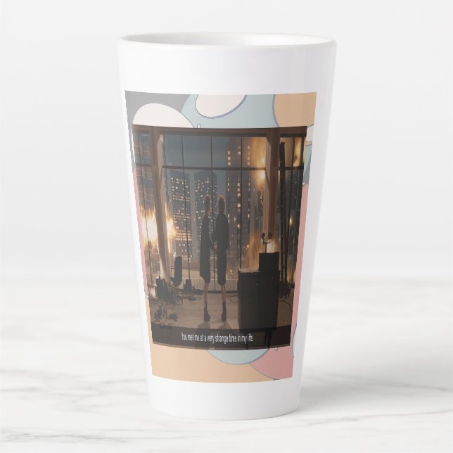 Taza De Café Latte A Very Strange Time Latte Mug (Anverso)