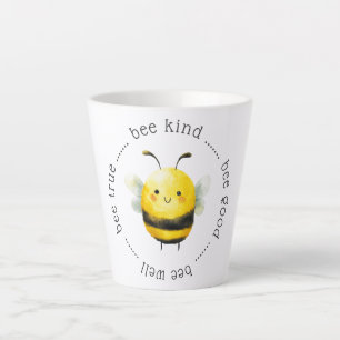 Taza De Café Latte Abeja Actitudes Abeja Linda