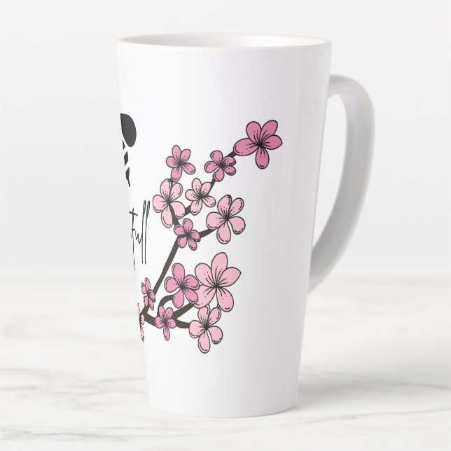 Taza De Café Latte abeja hermosa (Ángulo derecho)