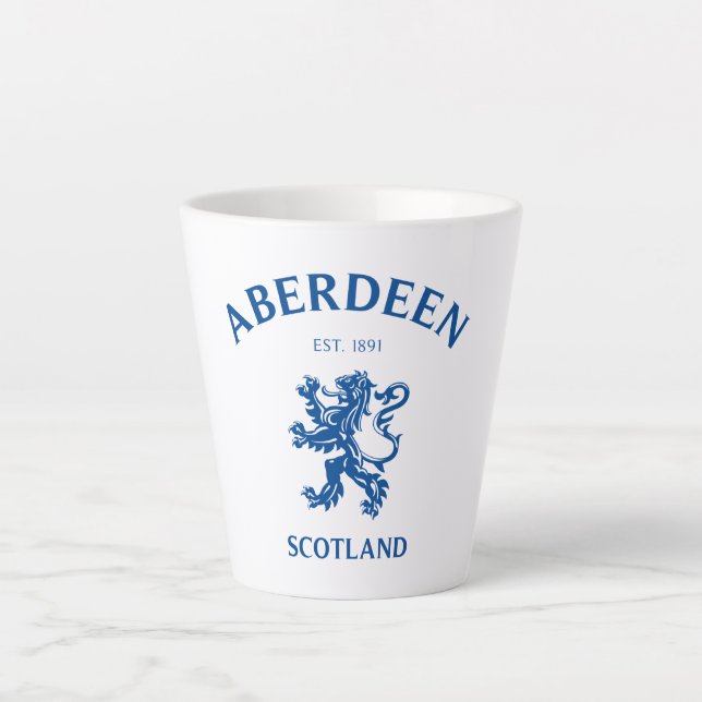 TAZA DE CAFÉ LATTE ABERDEEN (Anverso)