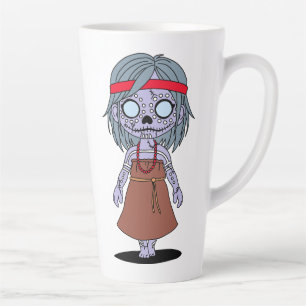 Taza De Café Latte Aborígenes australianos zombies
