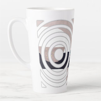 Taza De Café Latte Abstract latte mug design