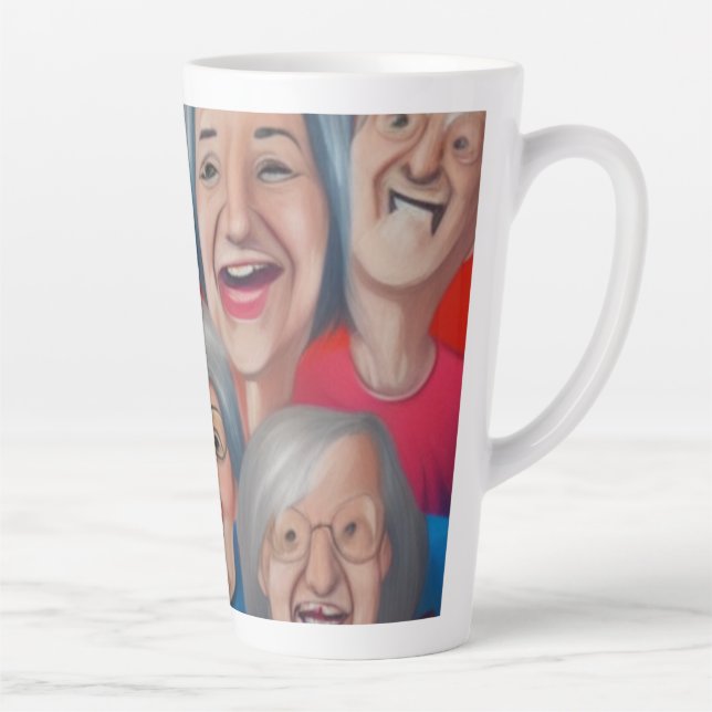 Taza De Café Latte Abuelos (Derecha)