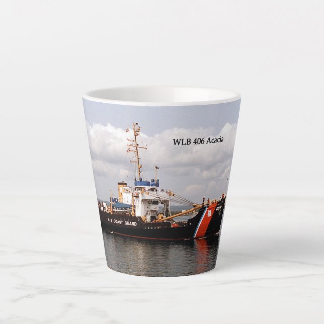 Taza De Café Latte Acacia latte mug (Anverso)