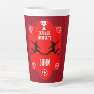 Taza De Café Latte Accesorios para fútbol