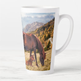 Taza De Café Latte Acogedor otoño