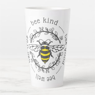 Taza De Café Latte Actitudes de Bee