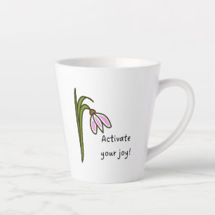 Taza De Café Latte ¡Activa Tu Alegría!