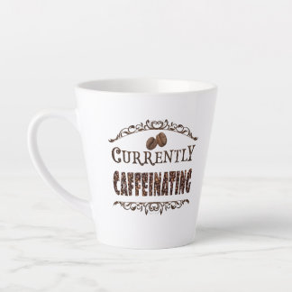 Taza De Café Latte Actualmente Cafiando - Taza de Latte