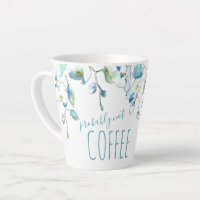 Acuarela Azul Orquídea Mug
