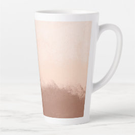 Taza De Café Latte Acuarela Mocha