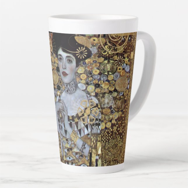 Taza De Café Latte Adele Klimt Latte Mug (Ángulo derecho)