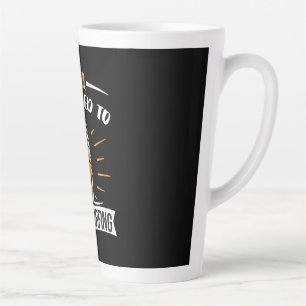 Taza De Café Latte Adicto Al Surf Eólico