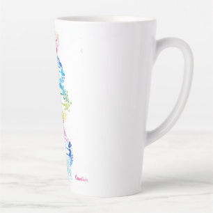 Taza De Café Latte ADN del arco iris