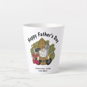 Taza De Café Latte Adorable Handyman & Carpenter Garden Gnome