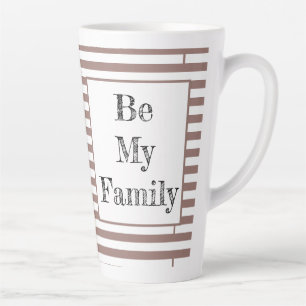 Taza De Café Latte Adorables amantes de gatos orgullosos de su famili