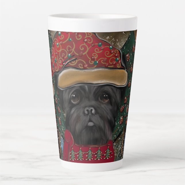 Taza De Café Latte Affenpinscher (Anverso)