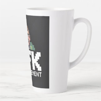 Taza De Café Latte AFK Mentalement Chibi Gamer Pixel Art