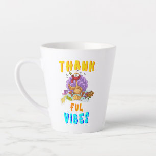 Taza De Café Latte Afortunadas vibraciones
