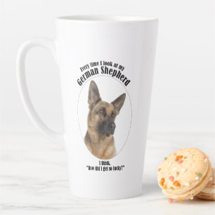 Taza De Café Latte Afortunado Pastor